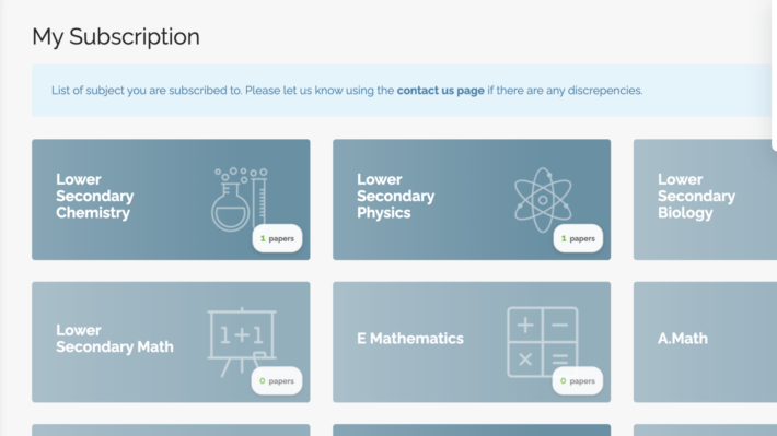 EduVault Backend Choose Your Subject